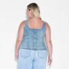 Women's Denim Star Corset Tank Top - Wild Fable™ - 3 of 3