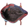 Amerileather Rozaly Leather Handbag – Puffy Patched Lambskin Design with Sculpted Texture and Artistic Modern Flair - 3 of 4