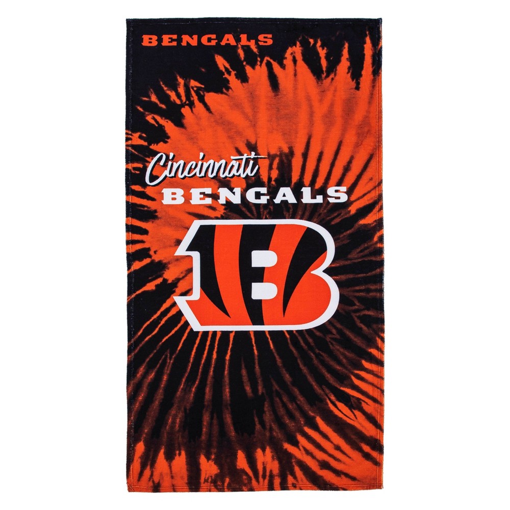 NFL Cincinnati Bengals Pyschedelic Beach Towel