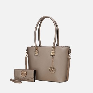 MKF Collection Vanessa Women's Fashion Tote & Wallet Set Handbag by Mia K - 1 of 4
