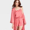 Women's Luxury Collection Shadow Striped Satin Pajama Cami Top - Auden™ - 3 of 4