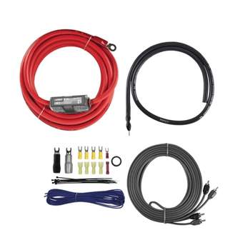 T-Spec® v8 SERIES 1,500-Watt 4-Gauge Mini-ANL Amp Installation Kit with RCA Cables