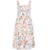 Women's Plus Size Postcards Print Cotton Dress - orange | CITY CHIC - 4 of 4