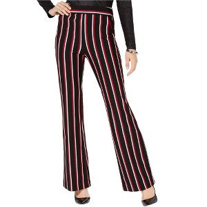 I.N.C International Concepts Womens Ponte Knit Casual Trouser Pants, Red, 2 - 1 of 1