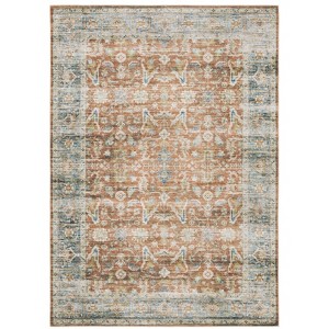 Oriental Weavers Charleston CHA04 Rust / Blue Indoor Area Rug - 5' x 7' - 1 of 4