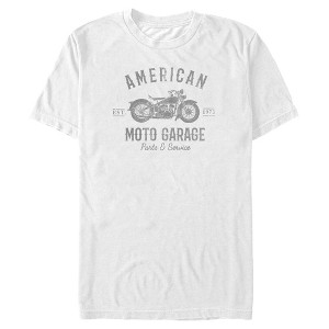Men's Lost Gods American Moto Garage Parts & Service T-Shirt - 1 of 4