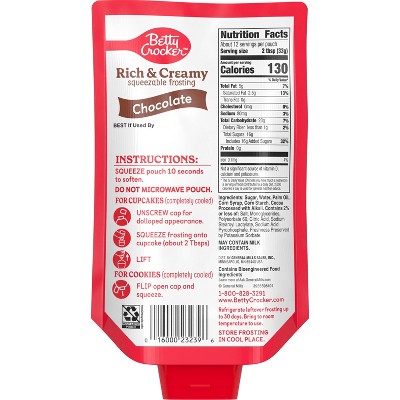 Betty Crocker Squeezable Chocolate Frosting - 14.5oz