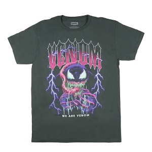 Marvel Men's Venom Anti-Hero Symbiot We Are Venom Razor Teeth Adult T-Shirt - 1 of 4