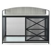 Ridstar 42.8 in. W Large Dog Cage Furniture For Large Medium Dog-Gray - 3 of 4