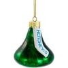 Kurt Adler Hershey Kiss Glass Ornaments, 3-Piece Box Set - 4 of 4