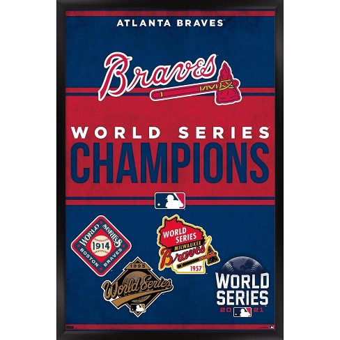 Trends International Mlb Atlanta Braves - Champions 23 Framed Wall ...