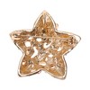 Unique Bargains Christmas Brooches YNCP1351 Five-pointed Star Alloy Dripping Wax Multicolor 1.42"x1.42" 1 Pc - 4 of 4