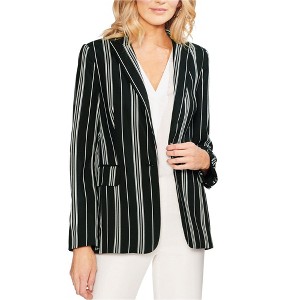 Vince Camuto Womens Striped One Button Blazer Jacket - 1 of 1