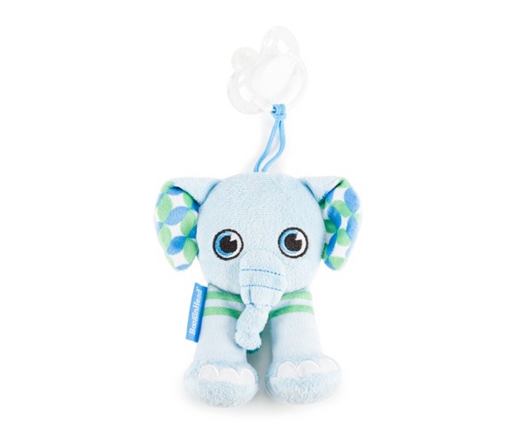 Plush PaciPal / PaciGrip Combo Set Elephant