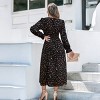 Women's Floral Print Long Sleeve Maxi Dress - Cupshe - 4 of 4