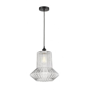 Springwater - 1 Light Cord Hung Mini Pendant In Industrial Style-15.75 Inches Tall and 12 Inches Wide - 1 of 1