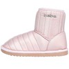 bebe Girl's Stylish Quilted Winter Boot with Sparkling bebe Rhinestone Rivet Detail and Cozy Lining - 3 of 4