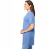 Woman Within Plus Size Perfect Short-Sleeve Shirred V-Neck Tunic - 4 of 4