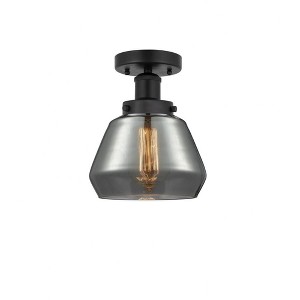 Fulton - 1 Light Semi-Flush Mount In Industrial Style-8.25 Inches Tall and 6.5 Inches Wide - 1 of 1