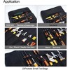 23 Pocket Tool Bag Roll Up, Tool Organizer for Men gift, Portable Tool Storage with Zipper Pouch, Compact Small Toolbag for Handyman RV Owners - 3 of 4
