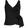 Lands' End Women's Chlorine Resistant Side Tie V-neck Tankini Swimsuit Top - image 3 of 3