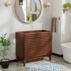 APRILSOUL  Bathroom Vanity, Mid-Century Bathroom Vanity with 2 Soft Closing Doors, Freestanding Bathroom with Wood Grain Laminate - 3 of 4