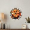 Painterly Pumpkin Top 20 x 20 Round Framed Print - 4 of 4