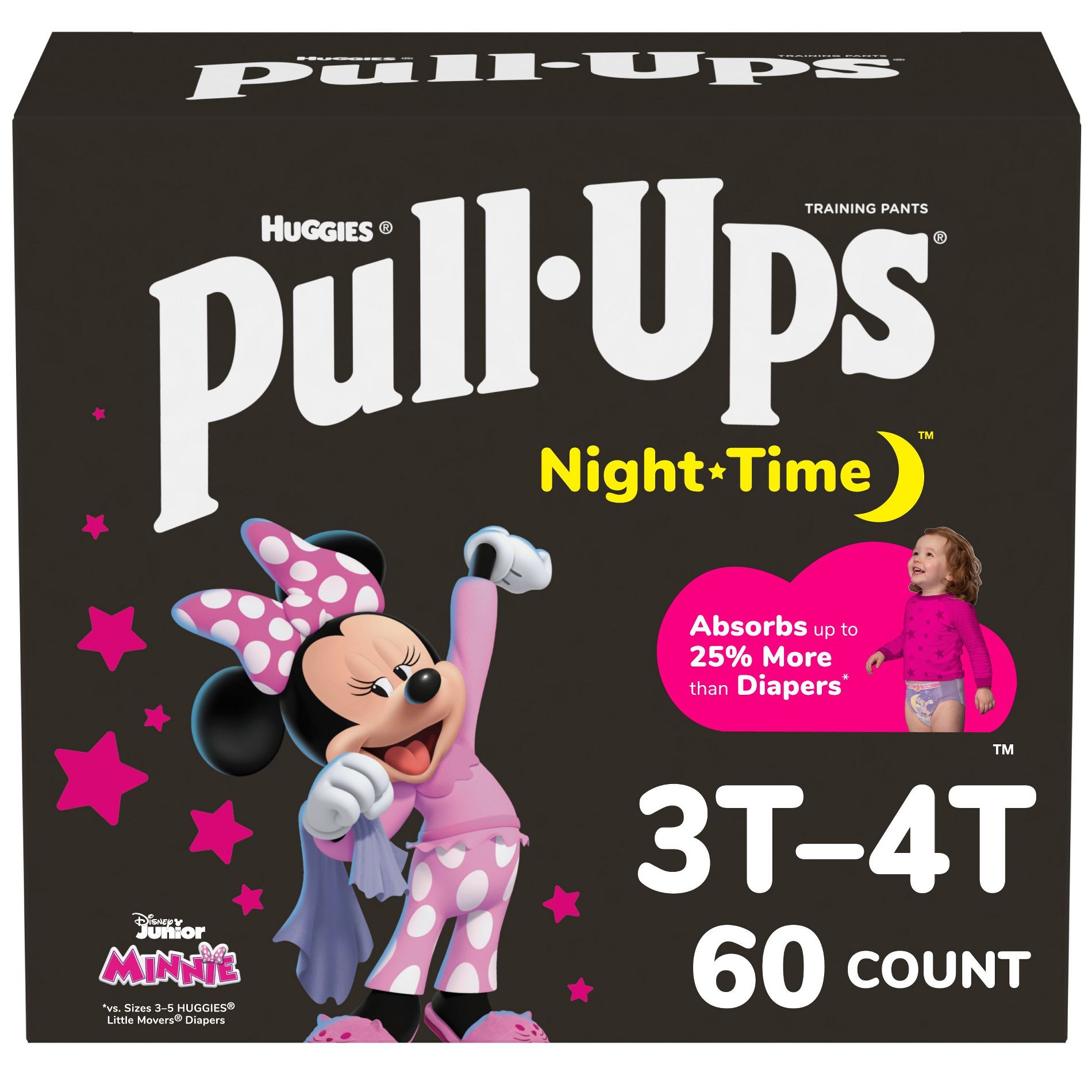 Pull-Ups Night-Time Disposable Training Pants - Girls' - (Select Size and Count)