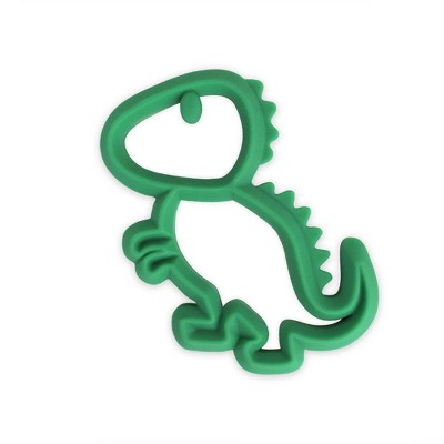 Image of Itzy Ritzy Silicone Teether - Dinosaur