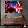 Notoriart City Night Drive Car Wall Art Framed - 2 of 4
