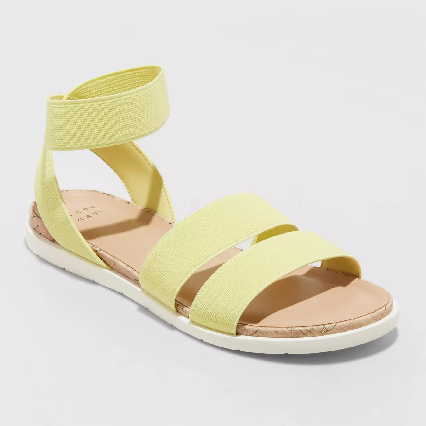 Women's Esme Elastic Ankle Strap Sandals - A New Day™ - image 1 of 11