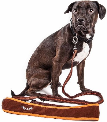 Pet Life  'Free-Fetcher' Hands Free Over-The-Shoulder Shock Absorbent Dog Leash