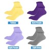 Unique Bargains Sticky Five Finger Socks 4 Pair - 4 of 4