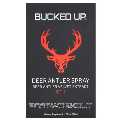 Bucked Up Deer Antler Spray, Post Workout, 2 oz (60 ml)
