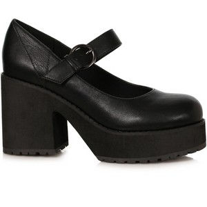 Ellie Women's Black Mary Jane Platform Shoes - 1 of 2