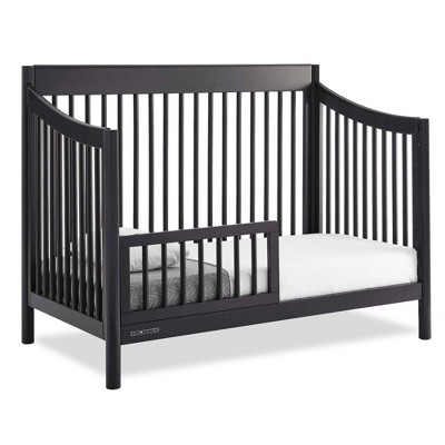 Midnight Grey 6-in-1 Convertible Crib with Modern Spindles