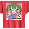 Women's - Instant Message - Cute Anime Girl Short Sleeve Graphic T-Shirt - 2 of 4