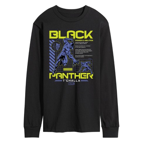 Men's - Marvel - Black Panther Digital Long Sleeve Graphic T-Shirt - image 1 of 3