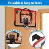 Skirfy Mini Indoor Basketball Hoop for Kids with Electronic Scoreboard, Over-the-Door Basketball Hoop Toy with Foldable Rim,  Boys Ages3+ - 4 of 4