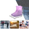 Unique Bargains Reusable Waterproof Shoe Covers Non-Slip for Men Women Easy to Clean Portable 1 Pair - 2 of 4