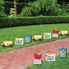 Big Dot of Happiness Back to School - Backpack, School Bus, Apple on Books Lawn Decor - Outdoor First Day of School Classroom Yard Decorations - 10 Pc - 3 of 4