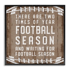 Stupell Industries Time of Year Football Season, 17" x 17" - 1 of 4