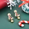 Christmas Earrings for Women | Hypoallergenic Tree & Moonstone Reindeer Studs - 2 of 4