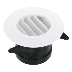 Unique Bargains ABS Plastic Adjustable Round with Screen Office Air Vent Cover - 1 of 4