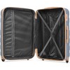 Wooakway Carry-on 3-Piece Hardshell Luggage Sets (20", 24", 28") with PC+ABS, TSA-Approved Lock, Spinner Wheels & Double Zippers - 3 of 4