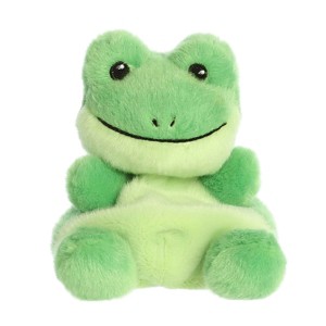 Aurora Mini Ribbits Frog Palm Pals Adorable Stuffed Animal Green 4.5" - 1 of 4