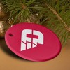 University of Dayton Flyers Logo Porcelain Holiday Christmas Tree Ornament - 4 of 4