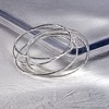 Ross-Simons Sterling Silver Textured and Polished Rolling Bangle Bracelet - 3 of 4