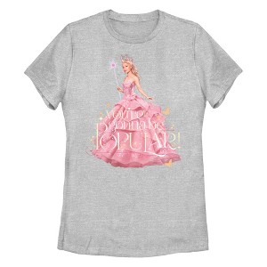Women's Wicked Glinda You're Gonna Be Popular T-Shirt - 1 of 4