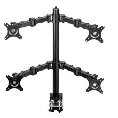 Monoprice Essential Quad Monitor Articulating Arm Desk Mount